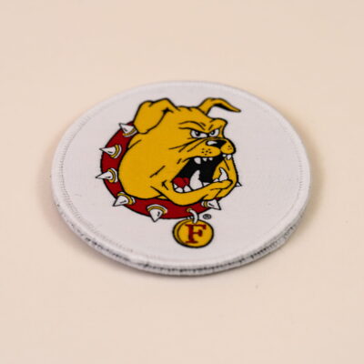 sports team velcro breast patch round