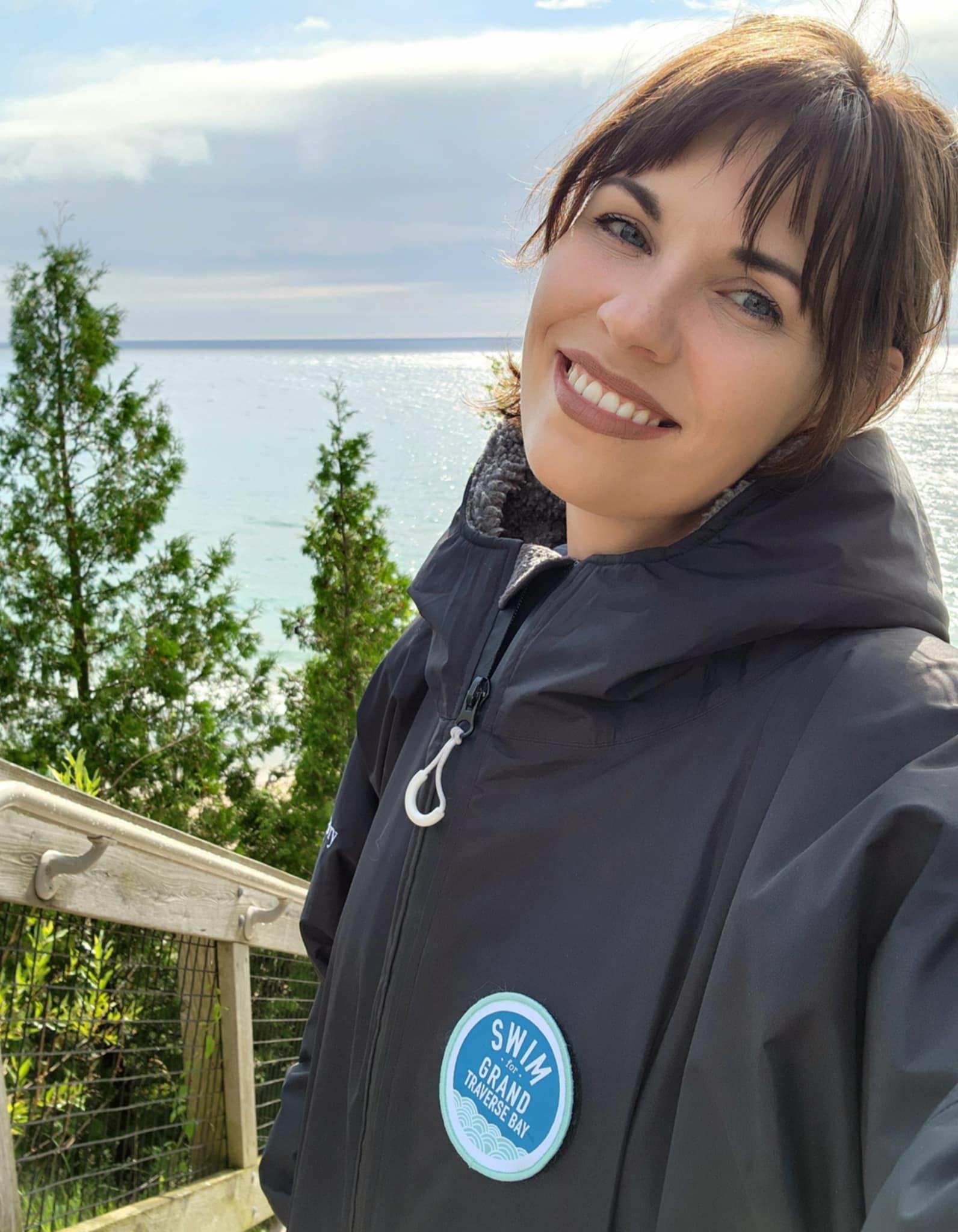 Waterproof All Weather Jacket- Swim For Grand Traverse Bay